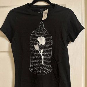 Beauty and the Beast Rose T-shirt NWT